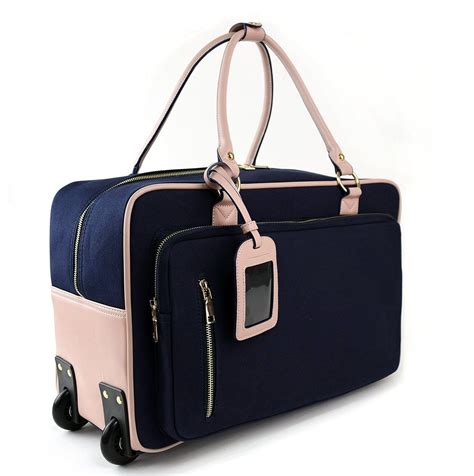 travel bags for women with wheels|weekender bag women's with wheels.